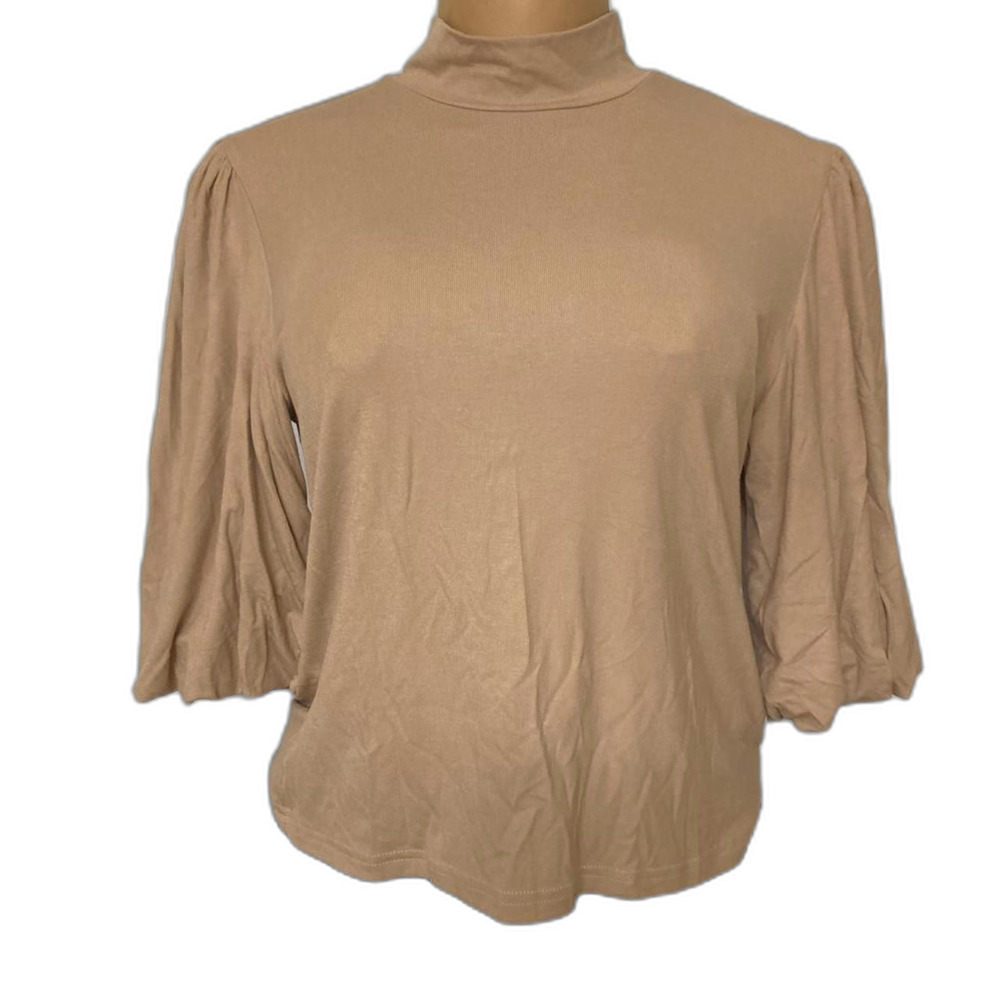 Unbranded Women's Tan and Pink Blouse